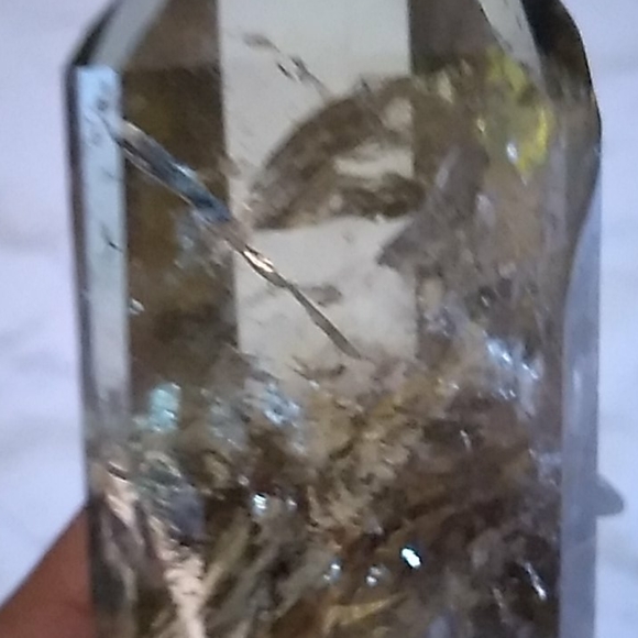 Natural Citrine Tower w. Custom Base - Picture 6 of 8